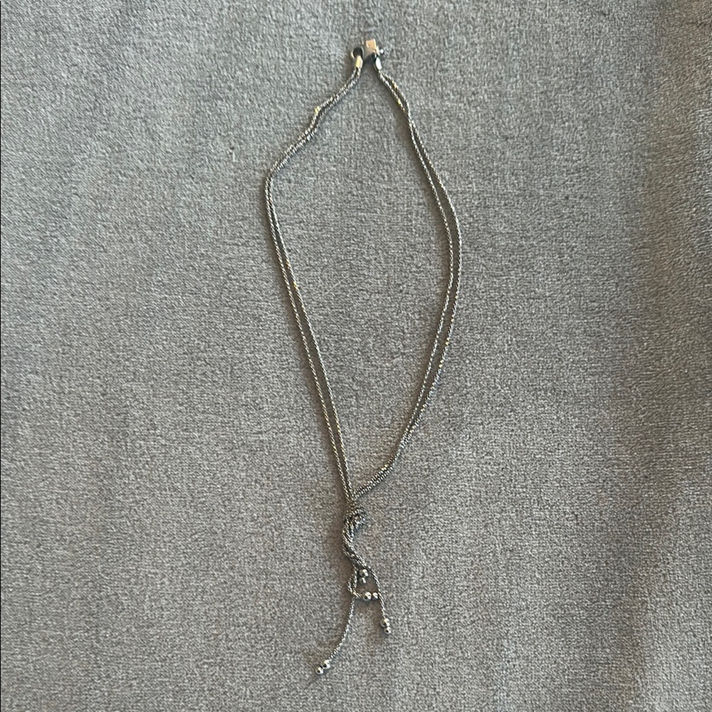 Silpada Sterling Silver “Forget Me Knot” Necklace – N1497